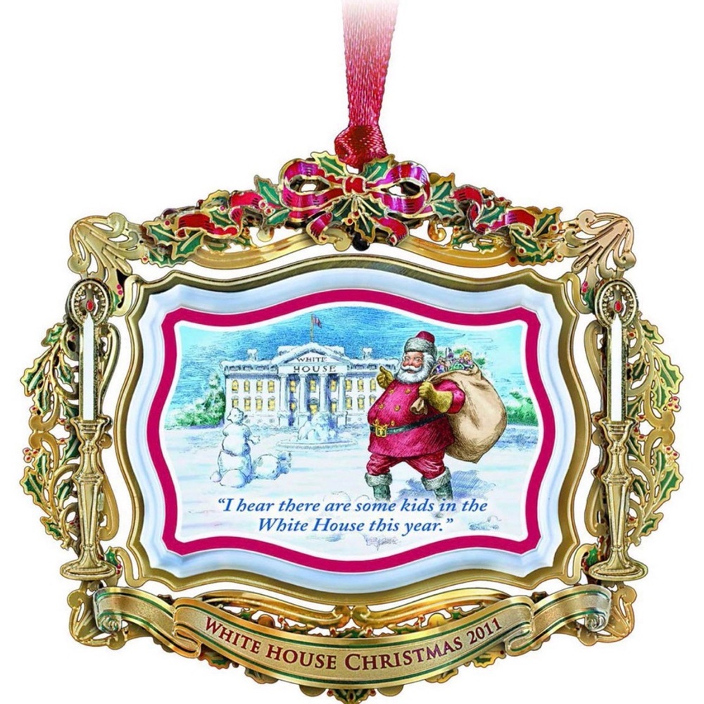 White House Historical Association Christmas Ornament 2011 collection
